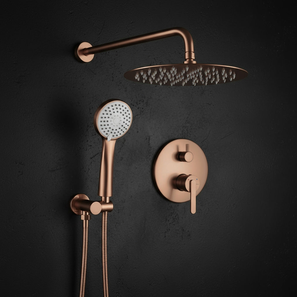 Set De Dus Incastrat Rea Ontario Brush Copper + Box  2