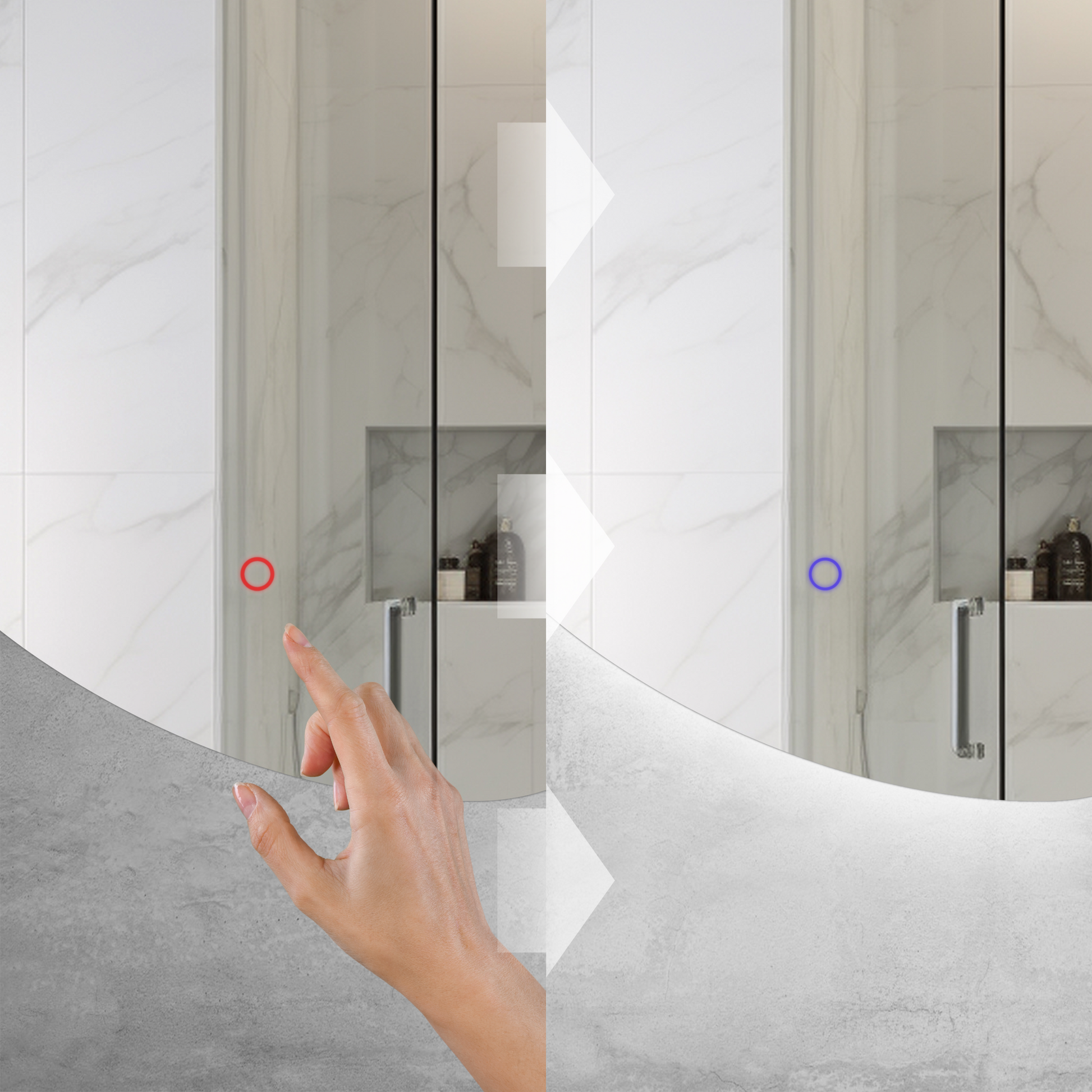 Oglindă Led 120x55cm Yh-3359  3