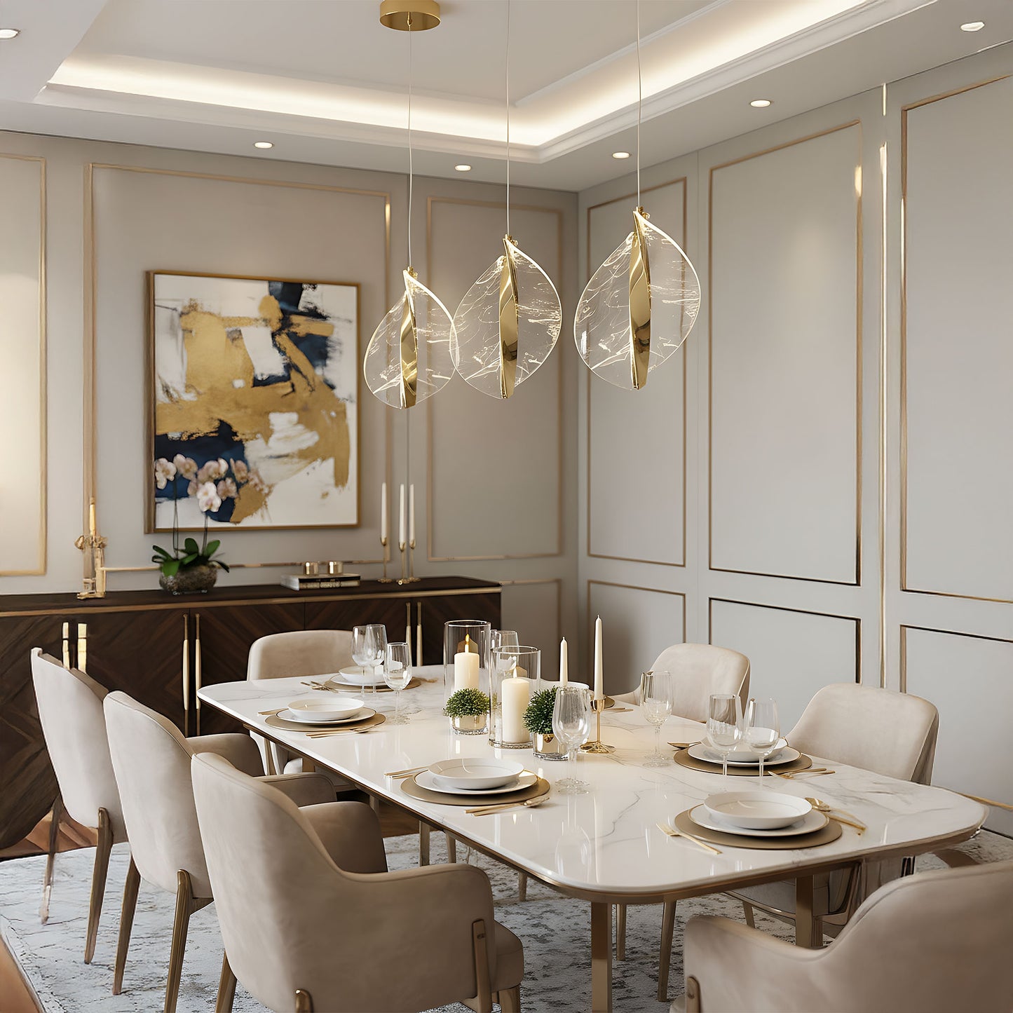 Lampa Led G129-cp Gold  5