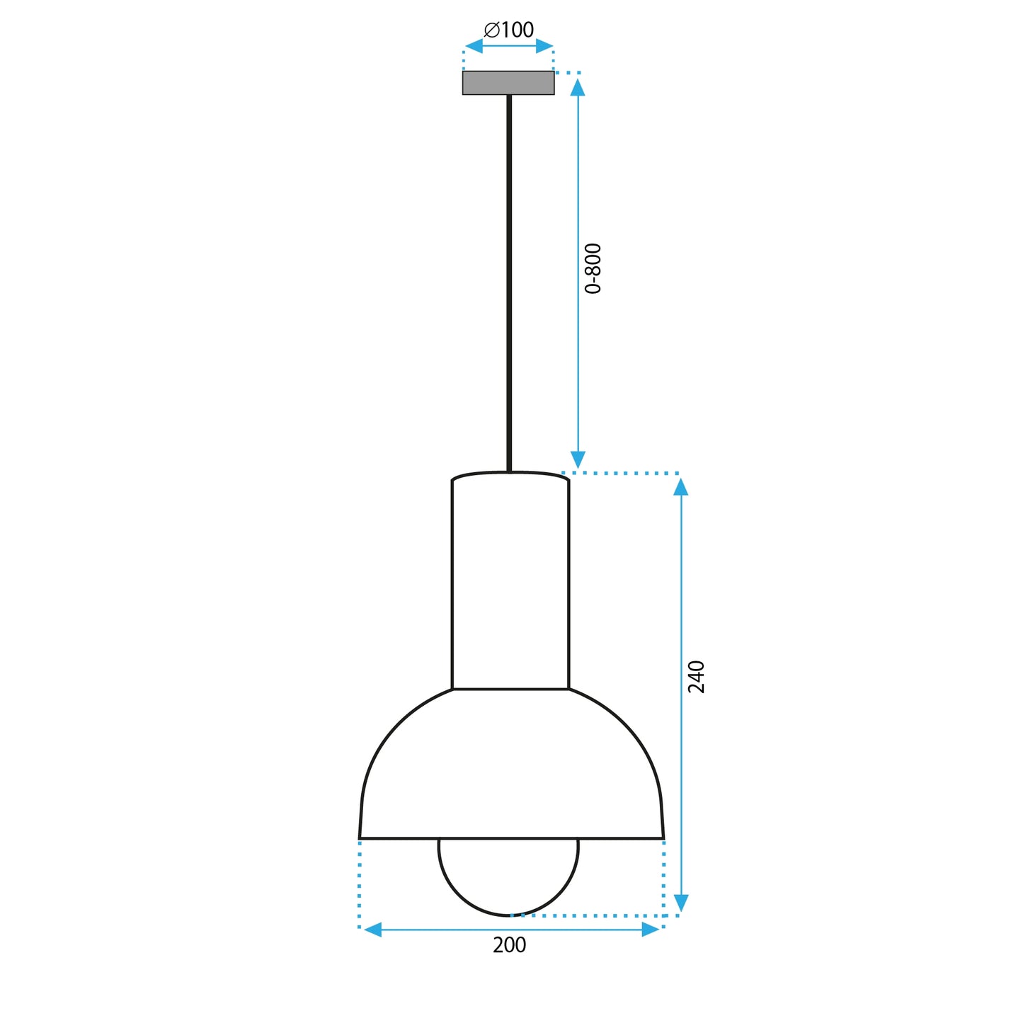 Lampă De Tavan APP1083-1CP  10