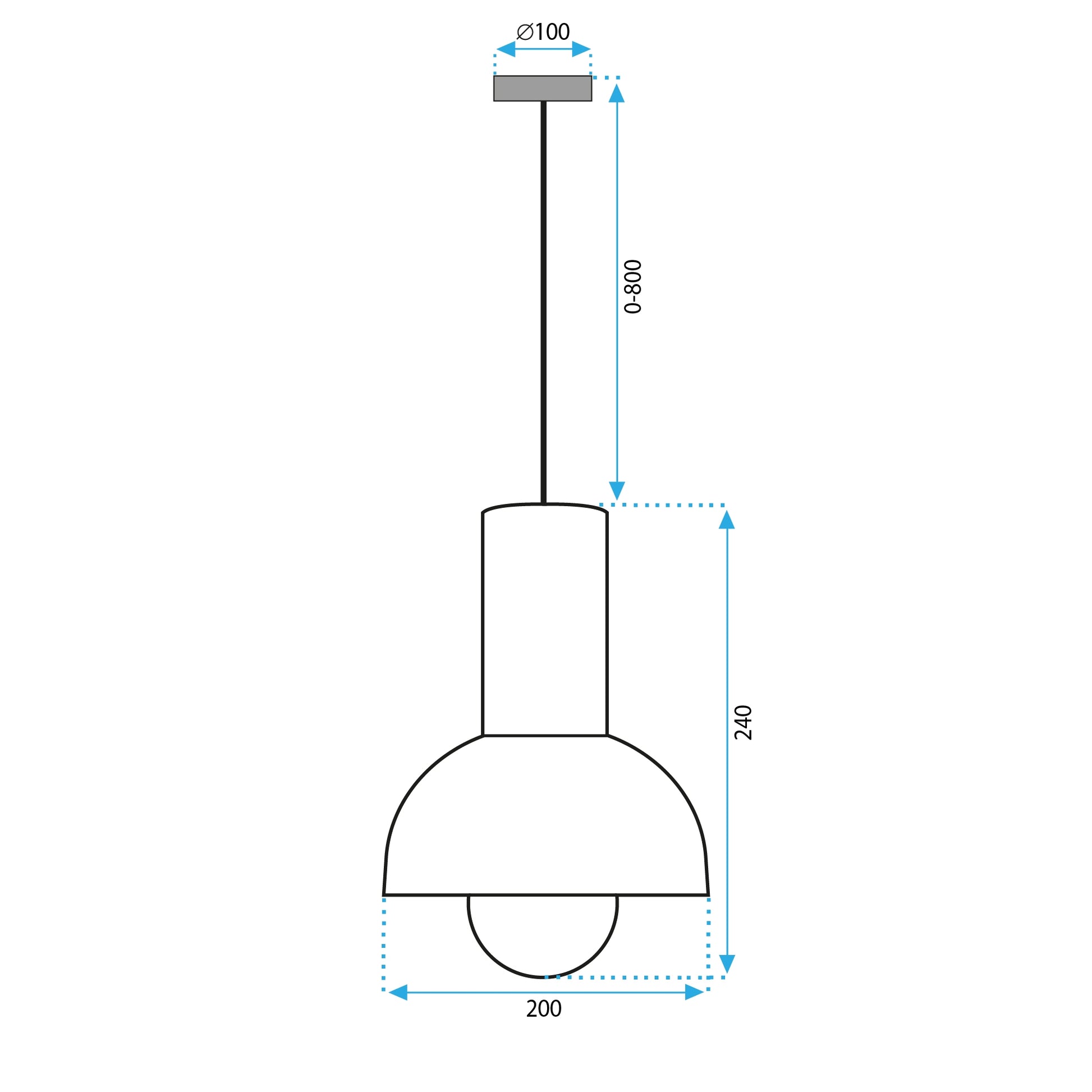 Lampă De Tavan APP1083-1CP  10