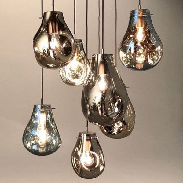 Lampa DE TAVAN SUSPENDABILA din sticla APP329-1CP Silver  5