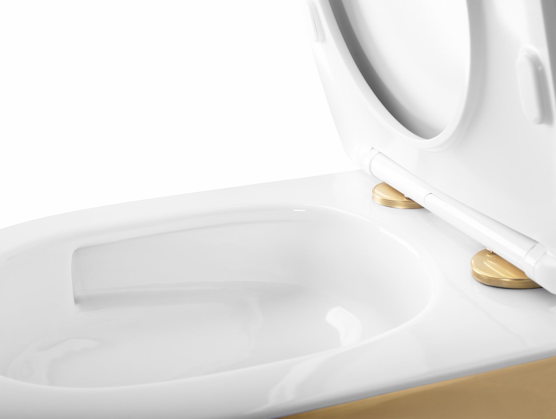 Vas Wc Suspendabil Rea Carlo Mini Tornado Nfq Gold White  5