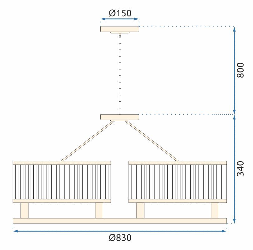 Lampă suspendată Cristal APP789-6C  9