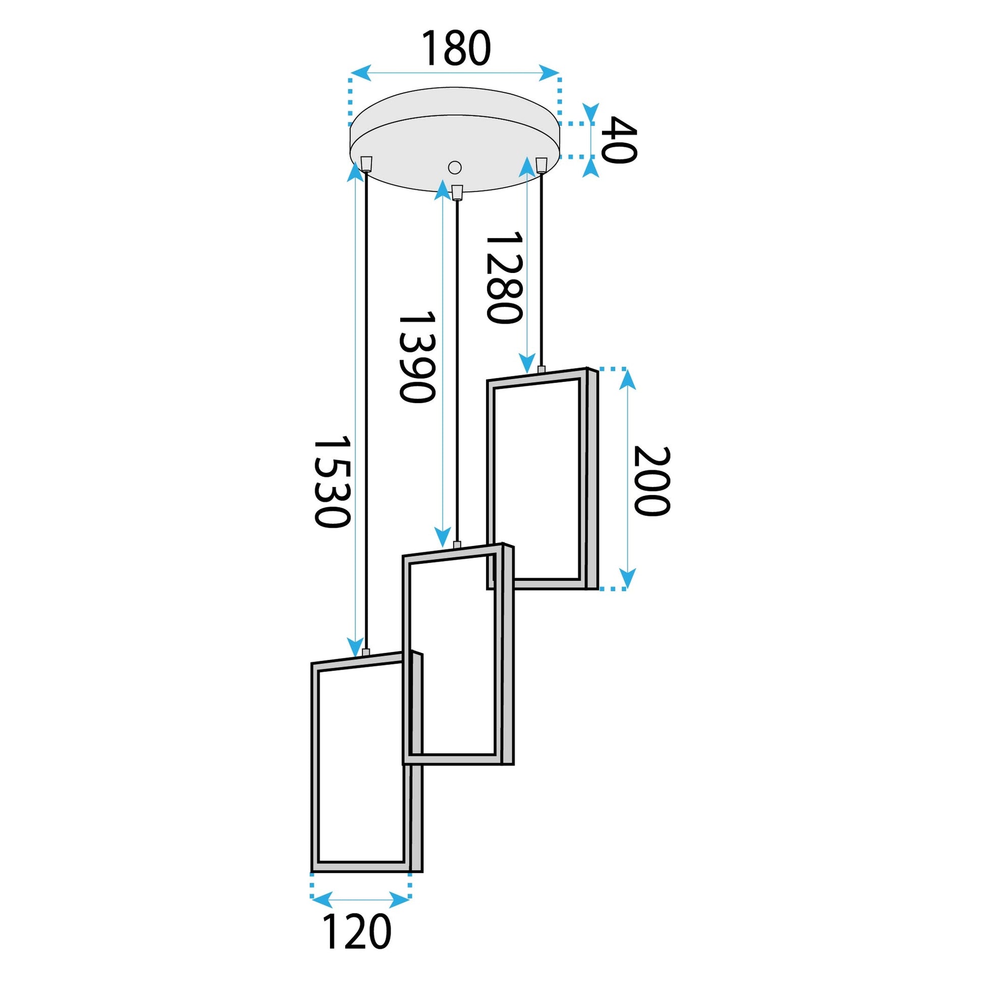 Lampa Led Lhj088-3cp Gold  6