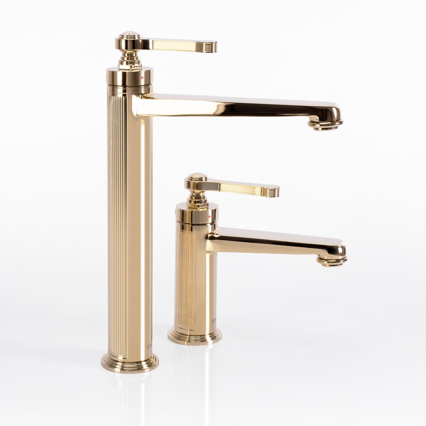 Baterie lavoar Rea Monaco Gold Auriu inalta  6