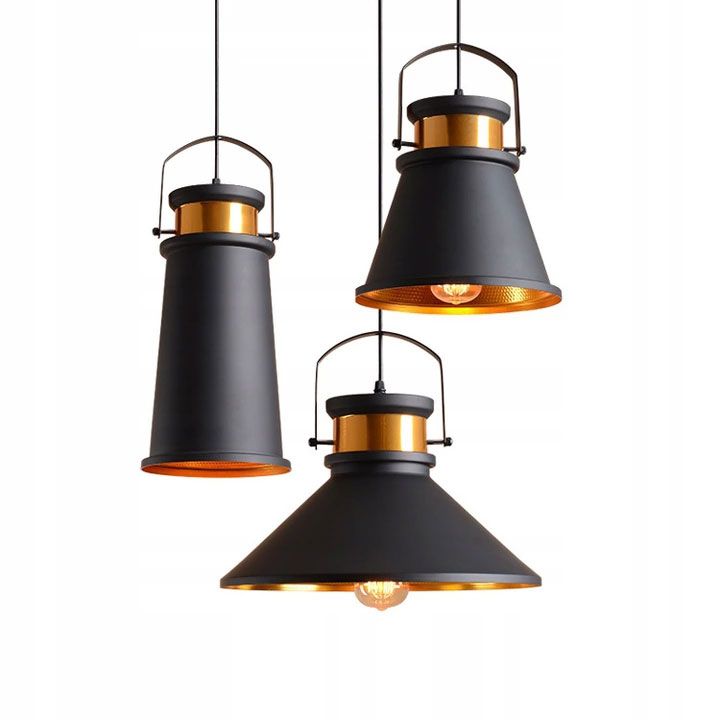 Lampa DE TAVAN ASTI ABC negru / Auriu  2