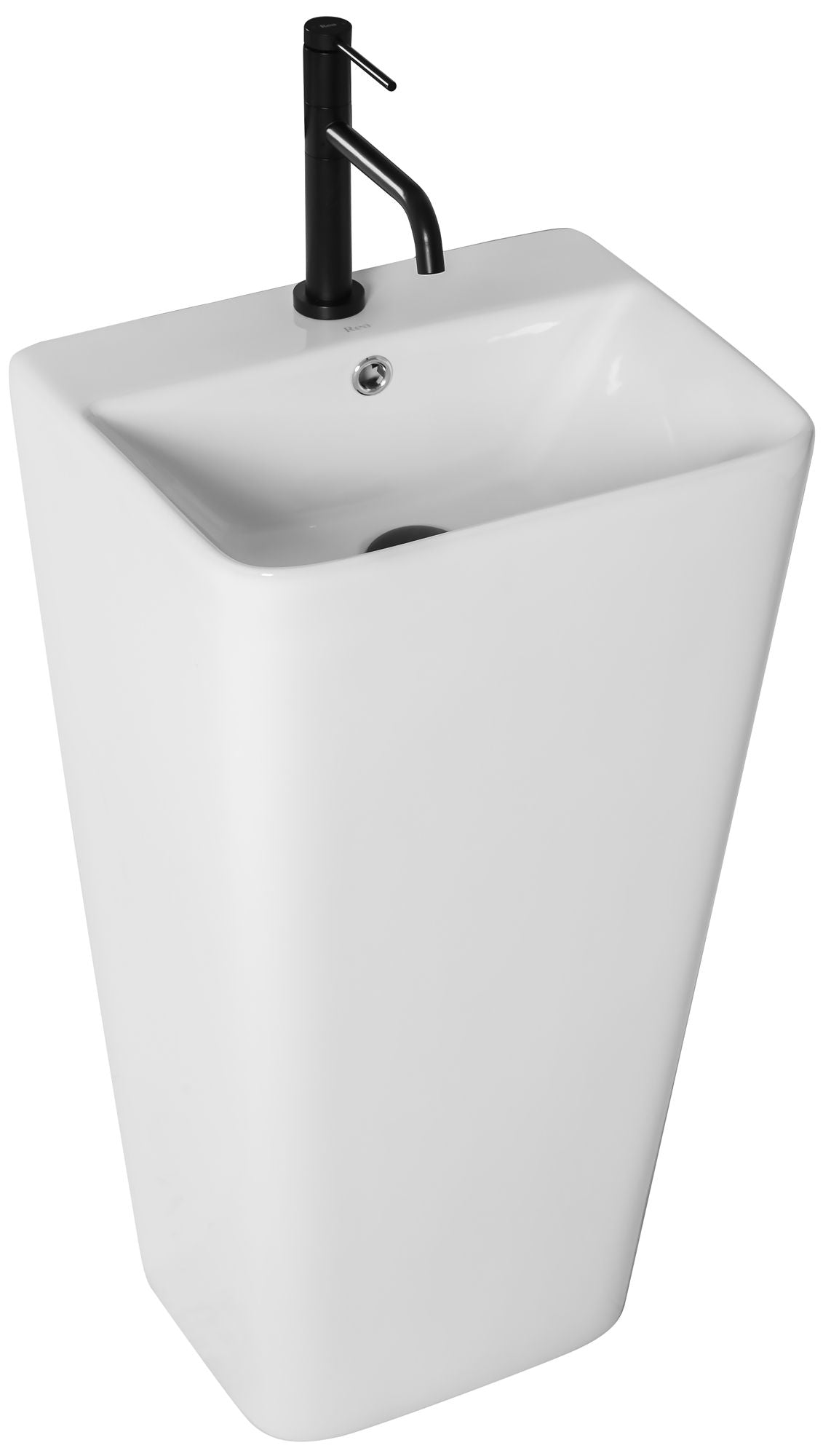 Lavoar podea freestanding Ceramic ARIS Alb  2