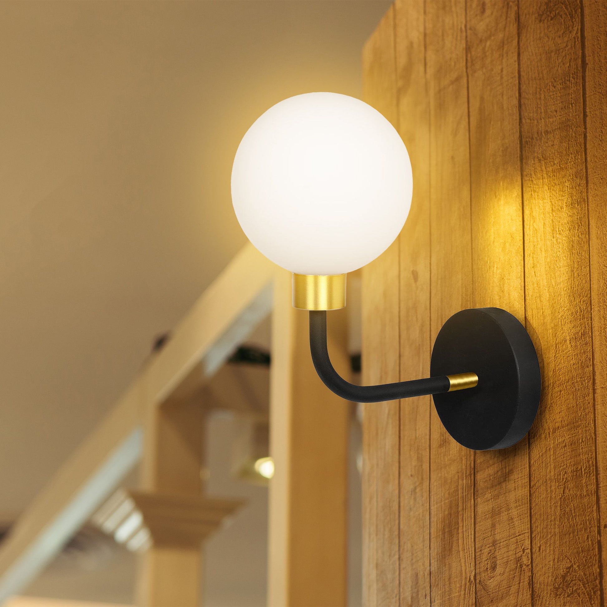 Lampa de perete APP1301-1W Black Gold  2
