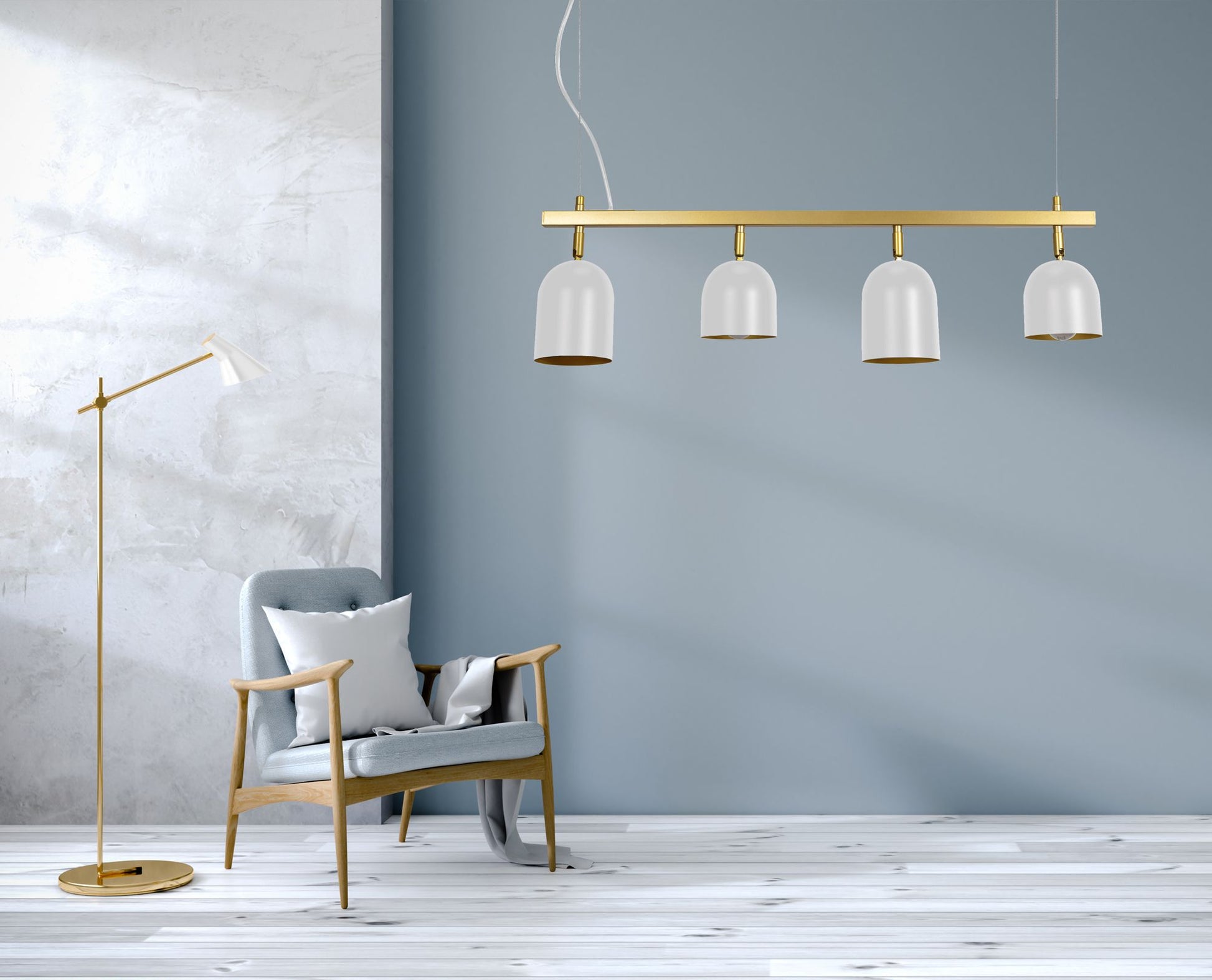 Lampă de tavan APP1030-4CP White  5