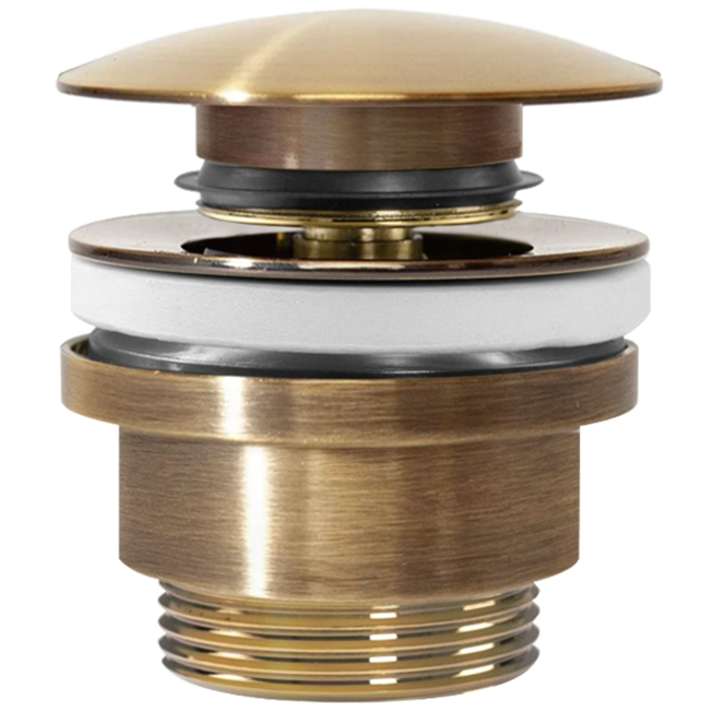 Dop Universal Pentru Lavoar Click-clack Rea Auriu Antique  1