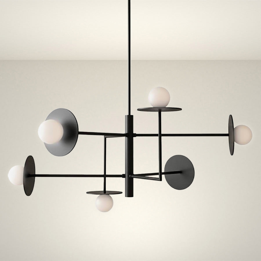 Lampa APP1668-6CP Black  2