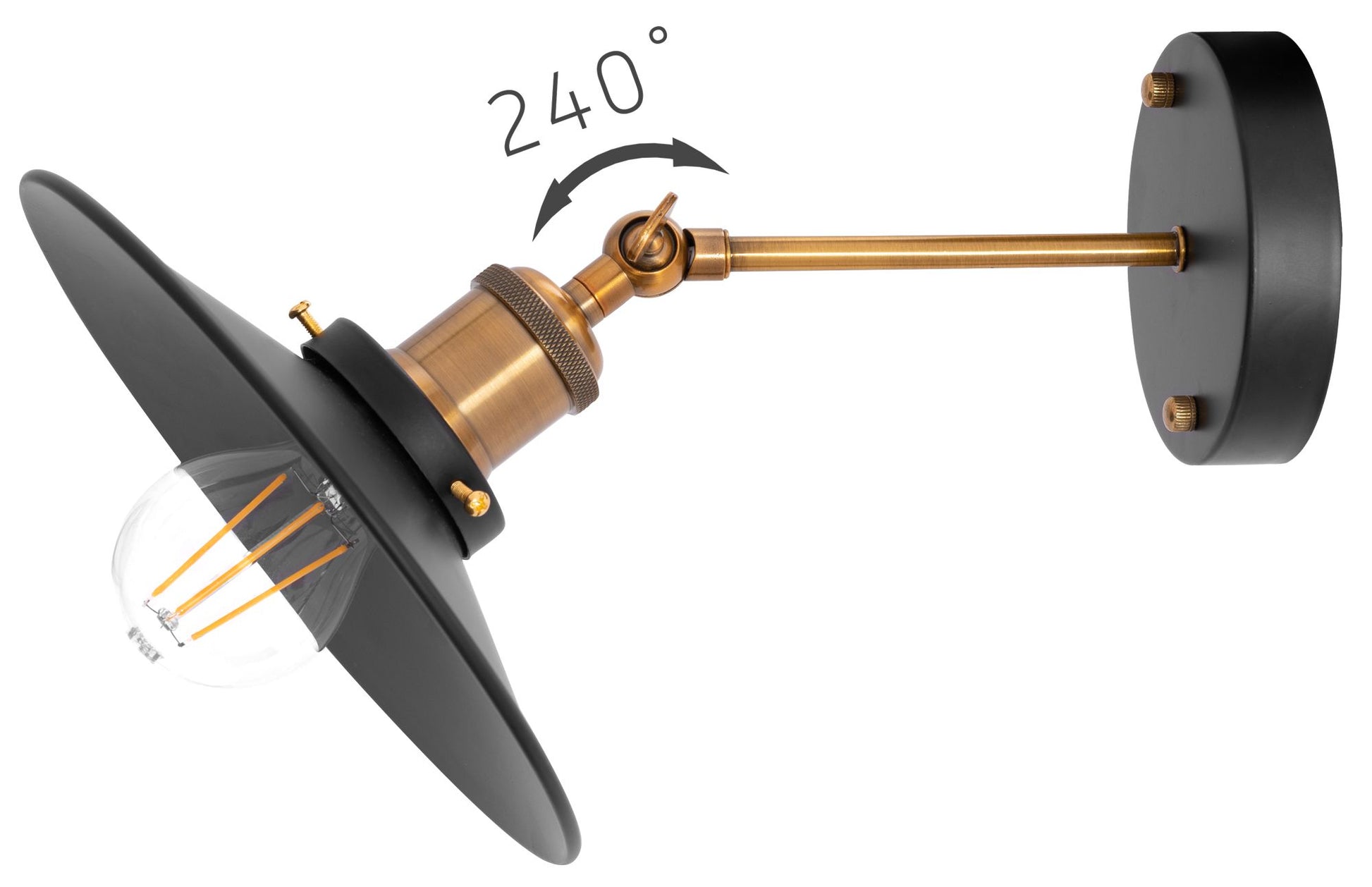LAMPA PORTO APLICA BLACK 3