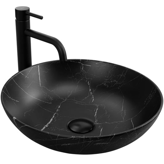 Lavoar pe blat REA FIBO Black Matt 1