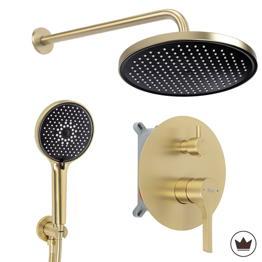 Set De Dus Incastrat Rea Maxim Brush Gold + BOX 1