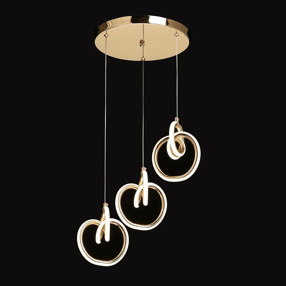 Lampa Led Lhj093-3cp Gold  6