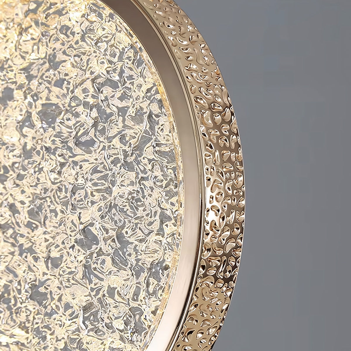 Lustră Cu Cristale Suspendată Led G089-1cp Złota  4