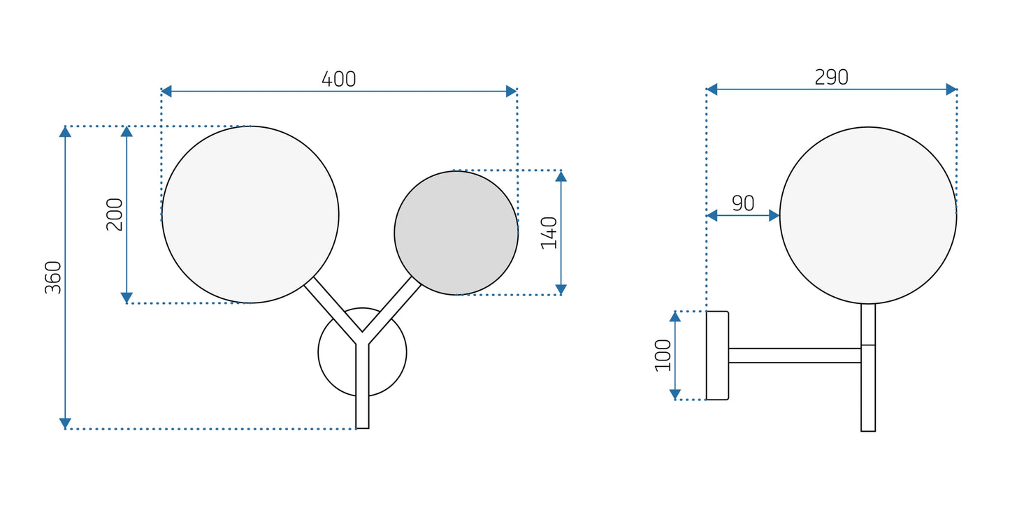 Lampa De Perete APP1012-2W  8