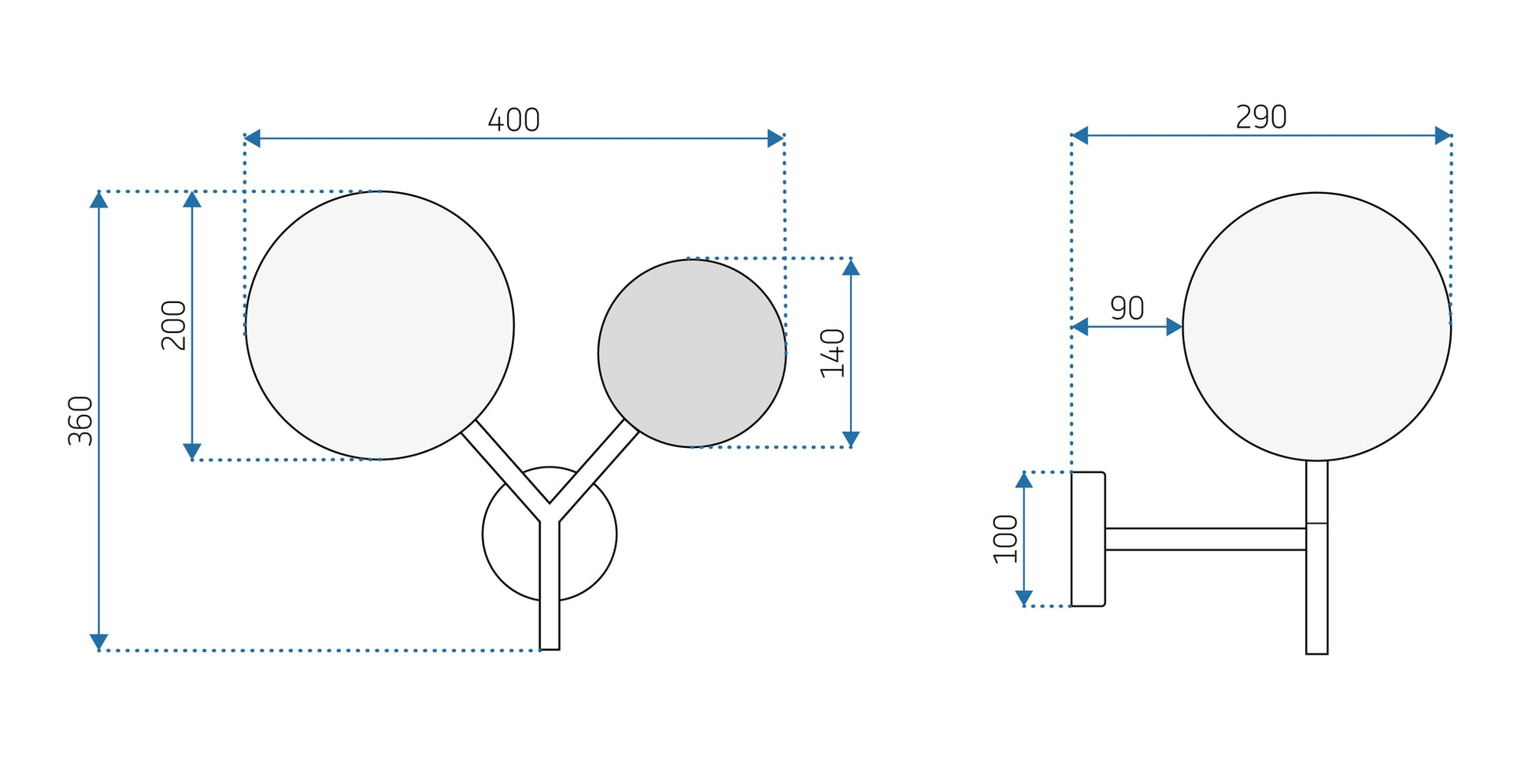 Lampa De Perete APP1012-2W  8