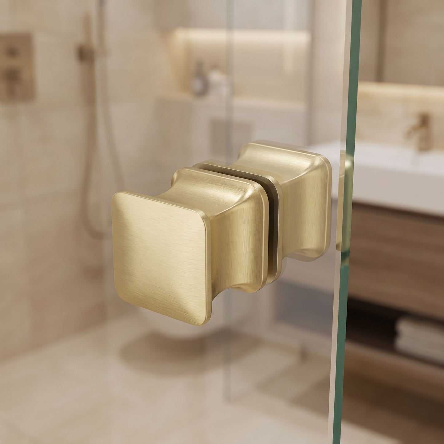 Mâner Pentru Ușa De Duș Rea 04 Brushed Gold 7