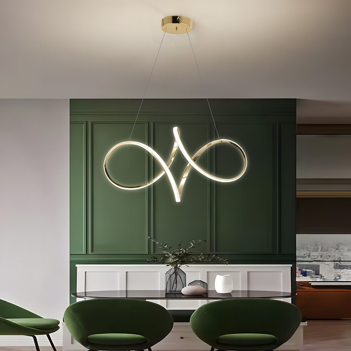 Lampă Suspendată Led G081-1cp Gold  3