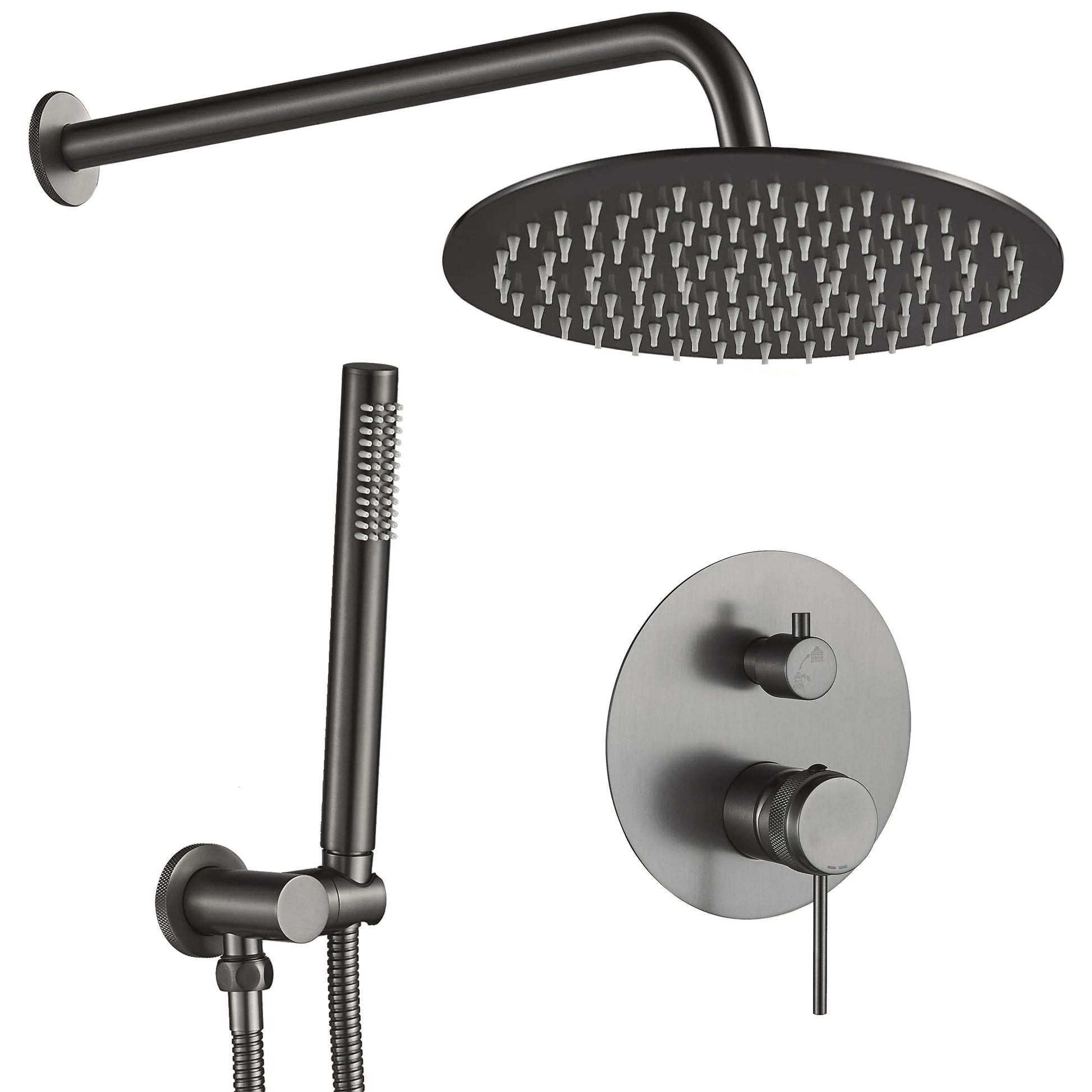 Set de dus incastrat Rea Lungo Grip Gun Grey  + BOX  1