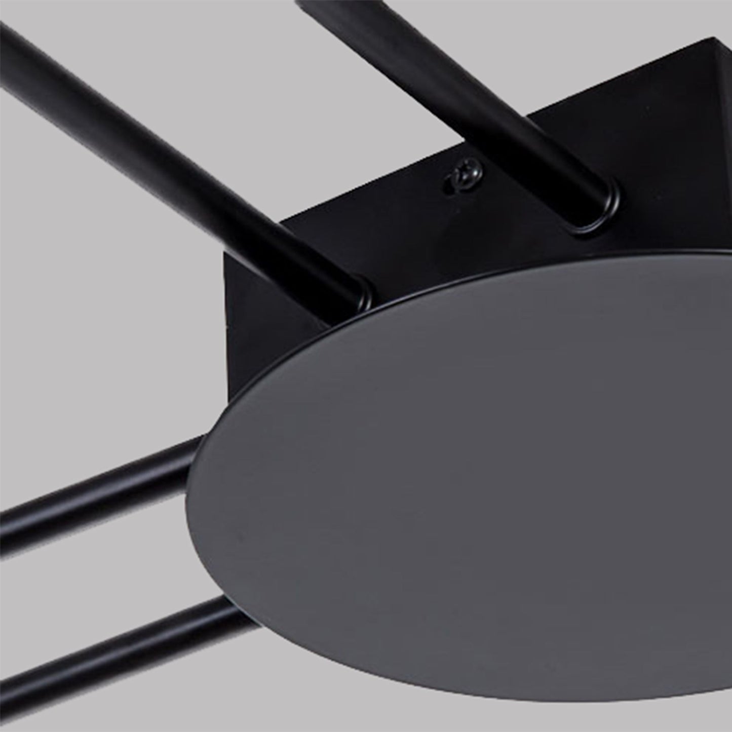 LAMPĂ MODERNĂ DE PLAFON NEGRA LED 6 BRATE APP521-6C  2