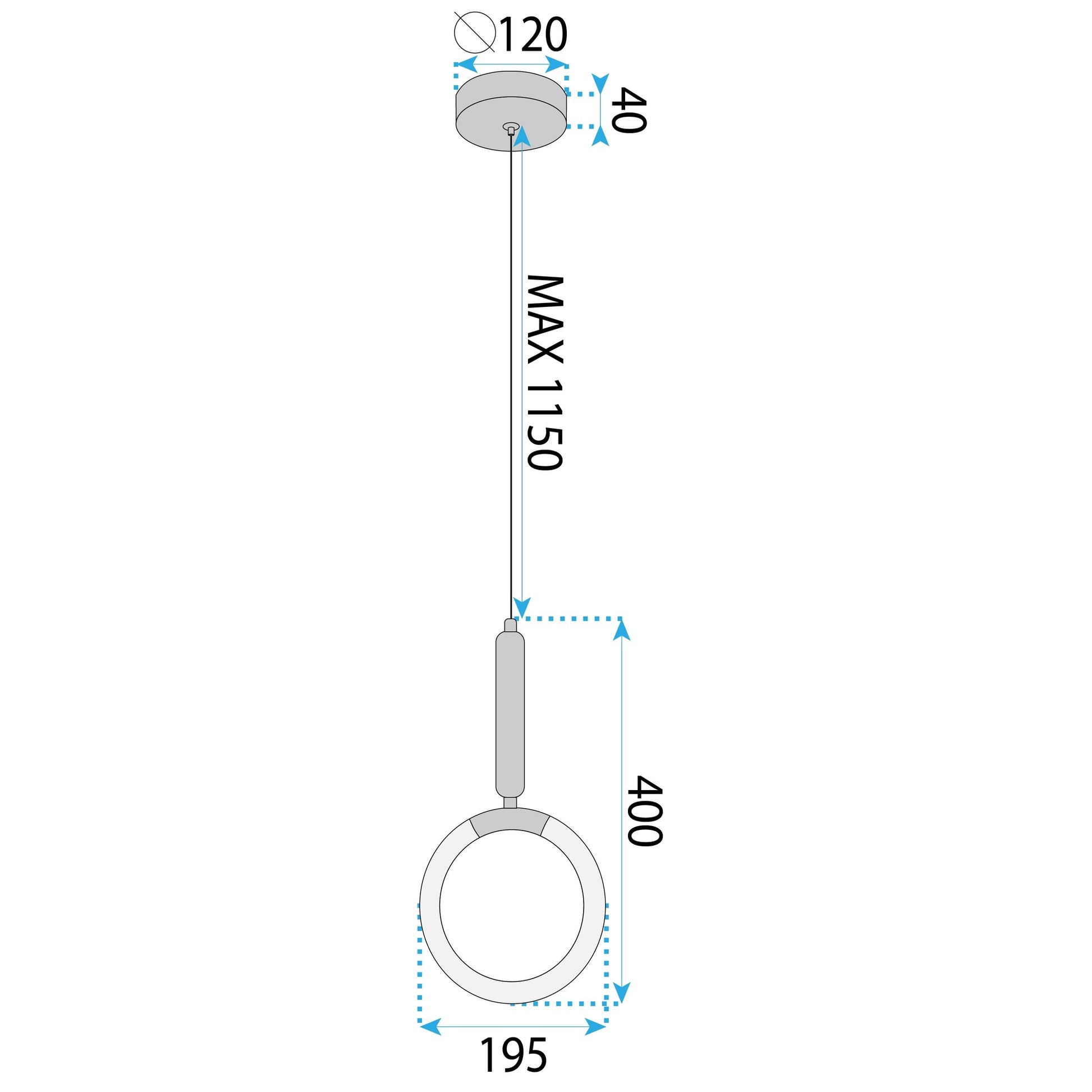 Lampă Suspendată Led Lhj058-cp1 Brush Gold  9