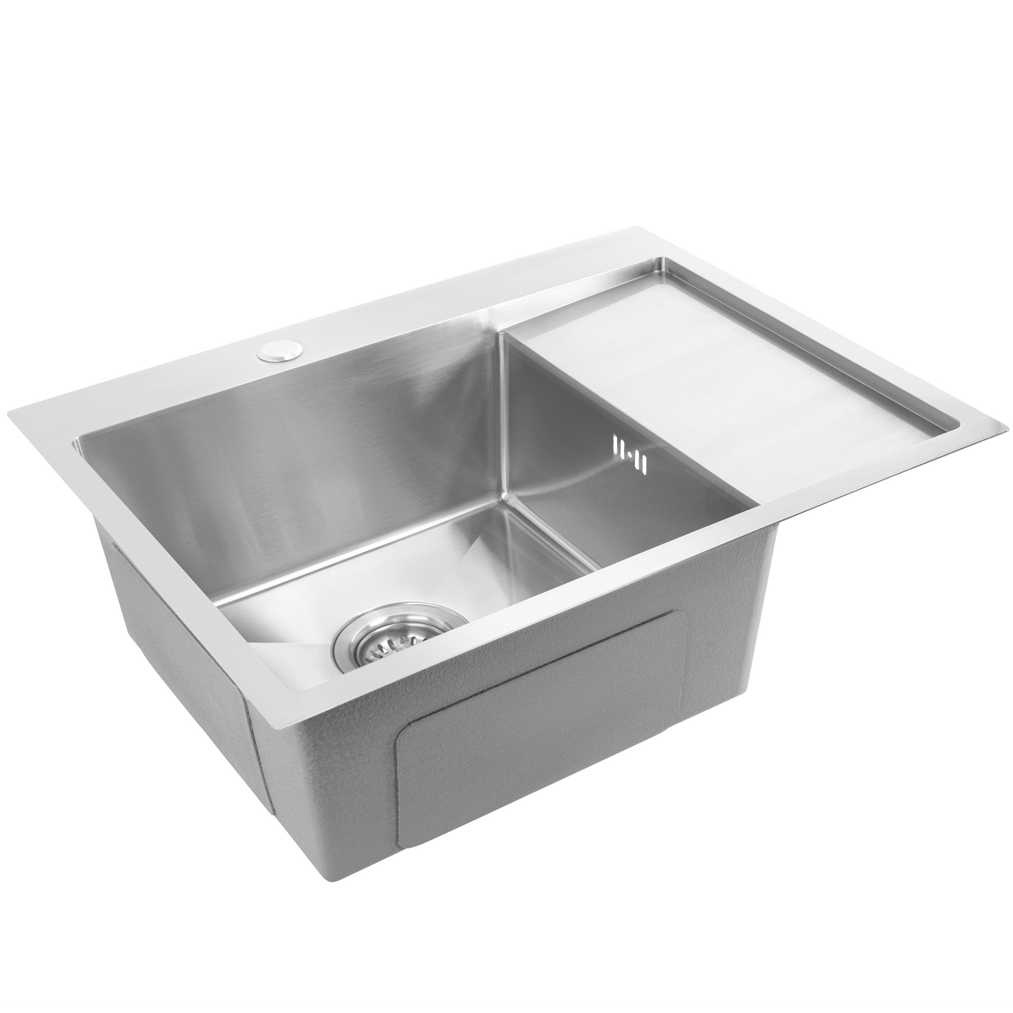 Chiuvetă Inox Fin Brush Nickel cu robinet de bucătărie 7