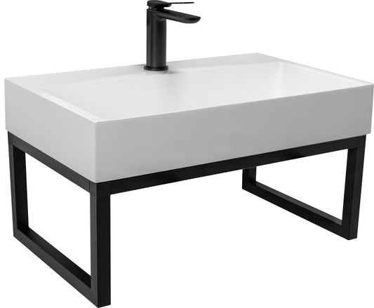 Chiuvetă Din Conglomerat Goya 70cm + Cadru  1