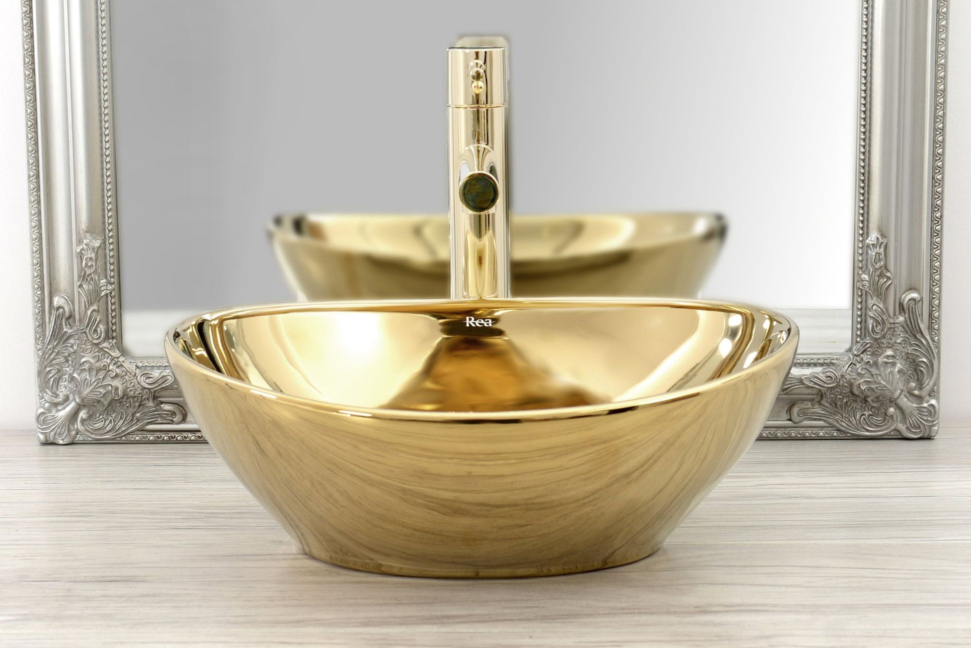 Baterie pentru baie Rea Tess High Light Gold  6