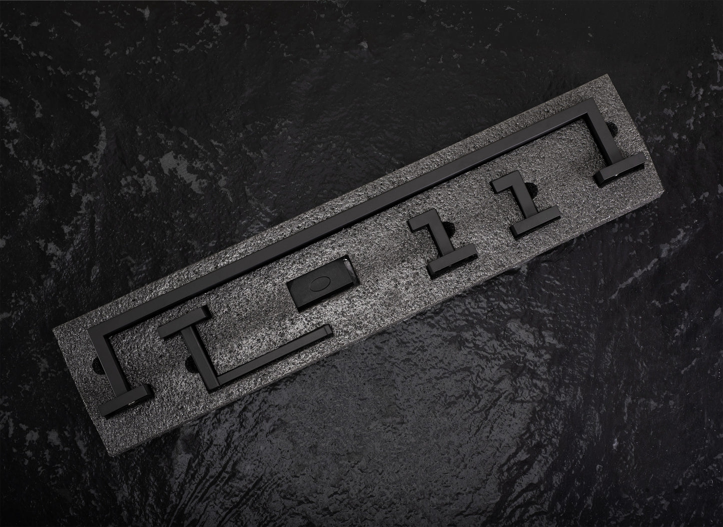 Set Accesorii Pentru Baie Rio Black 4 Piese  7