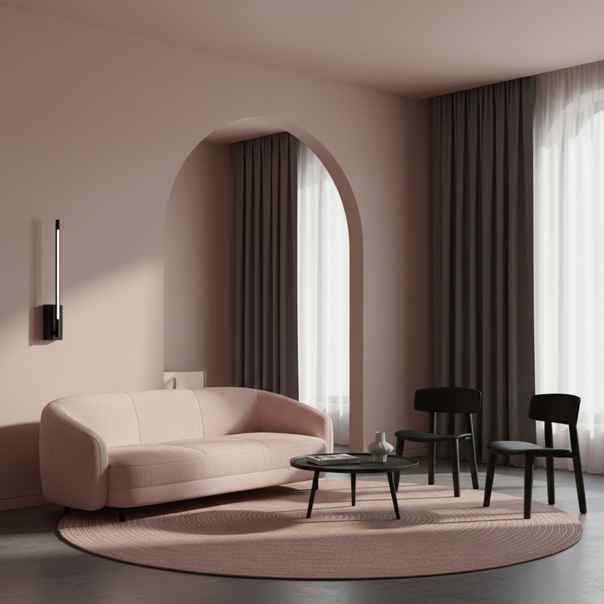 Lampa De Perete Led App1798-w Black  3