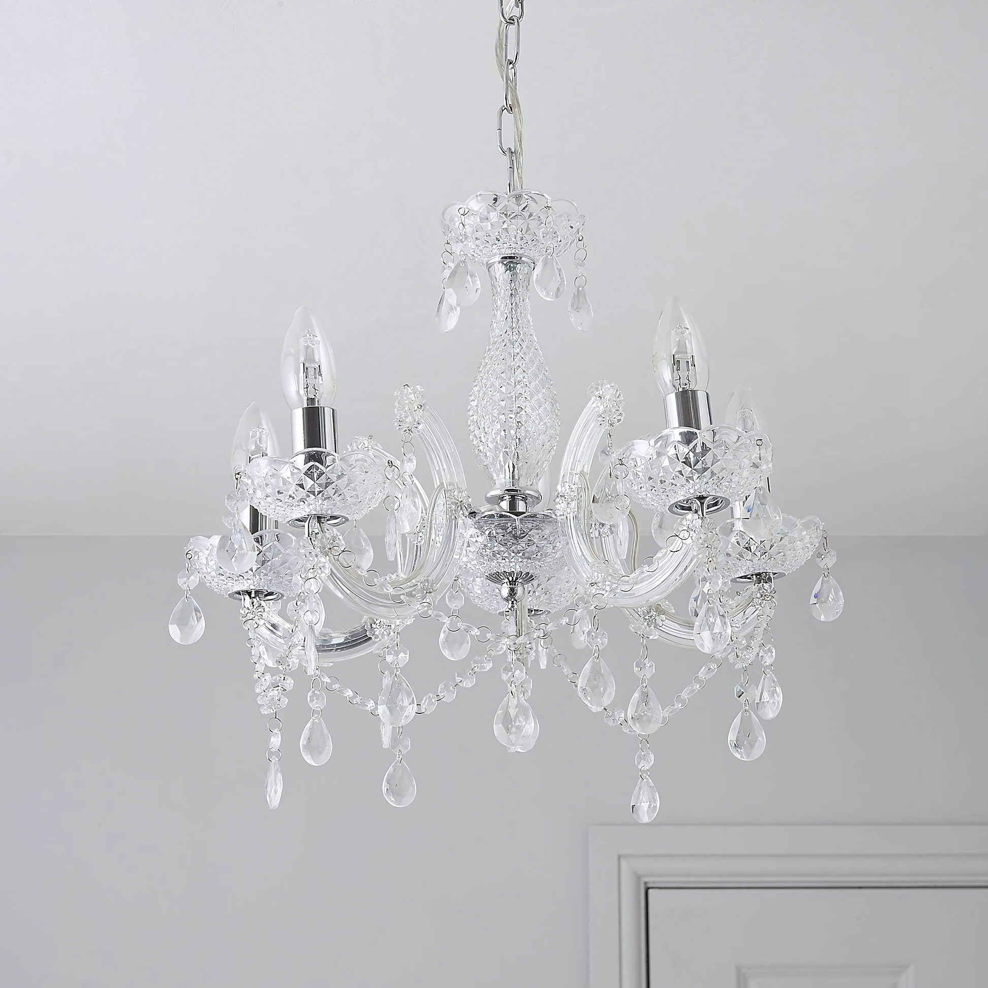 Lampă Suspendată Ebt004-5cp Transparent  4