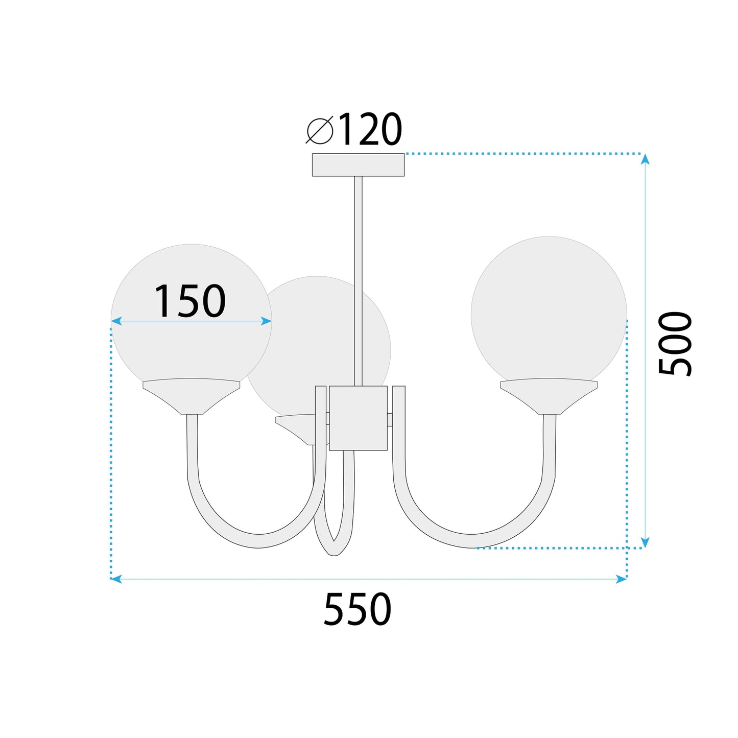 Lampa APP1579-3CP  5