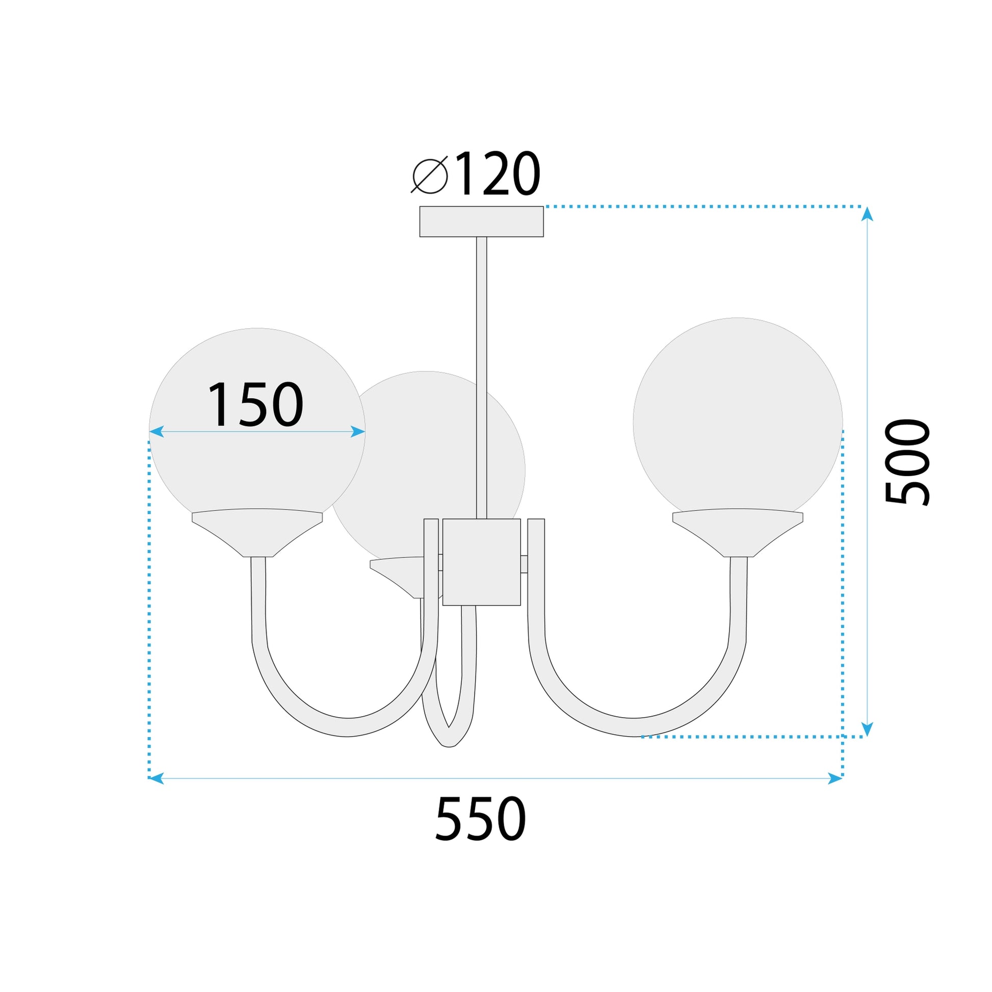 Lampa APP1579-3CP  5