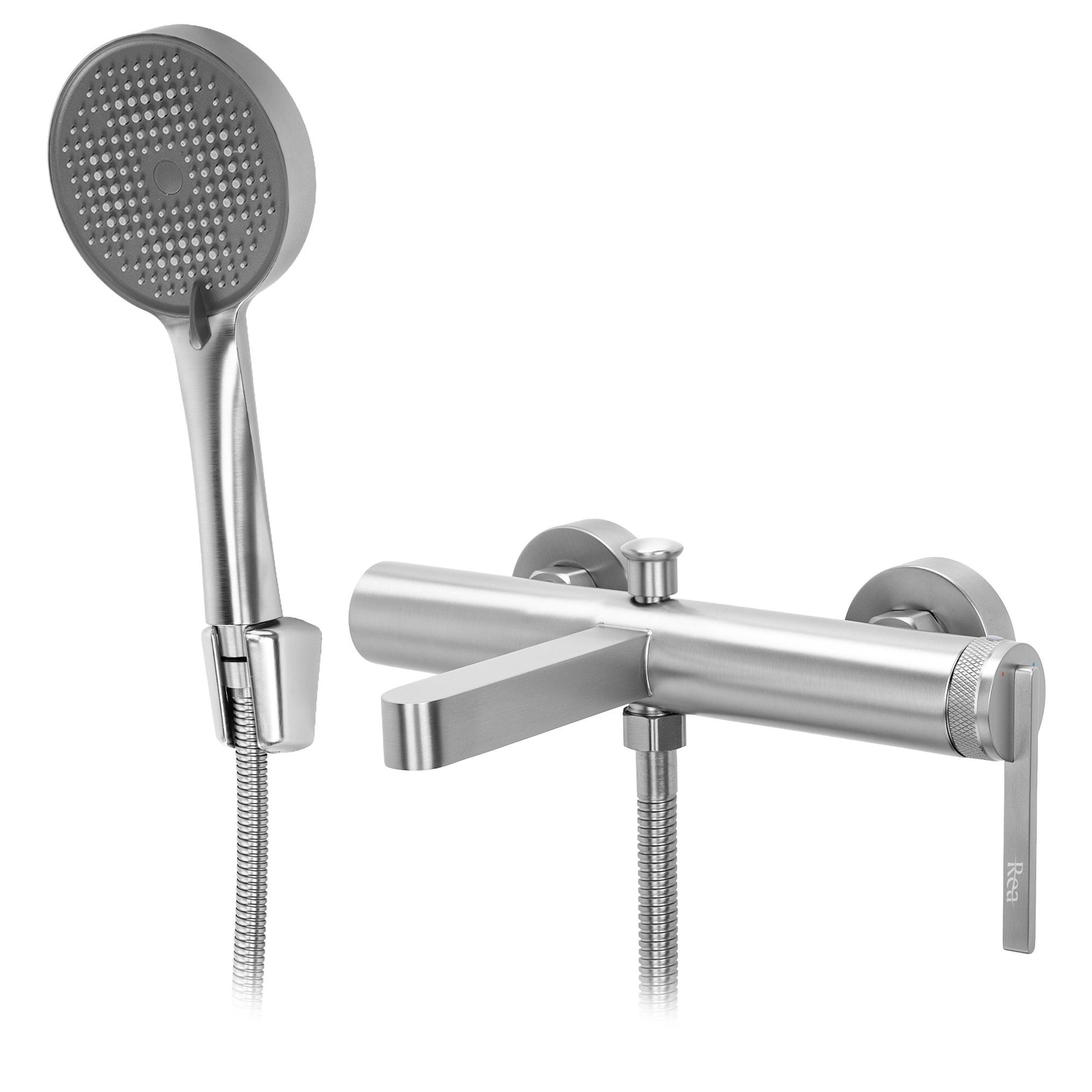 Baterie Pentru Cadă REA Grace Brush Nickel 8