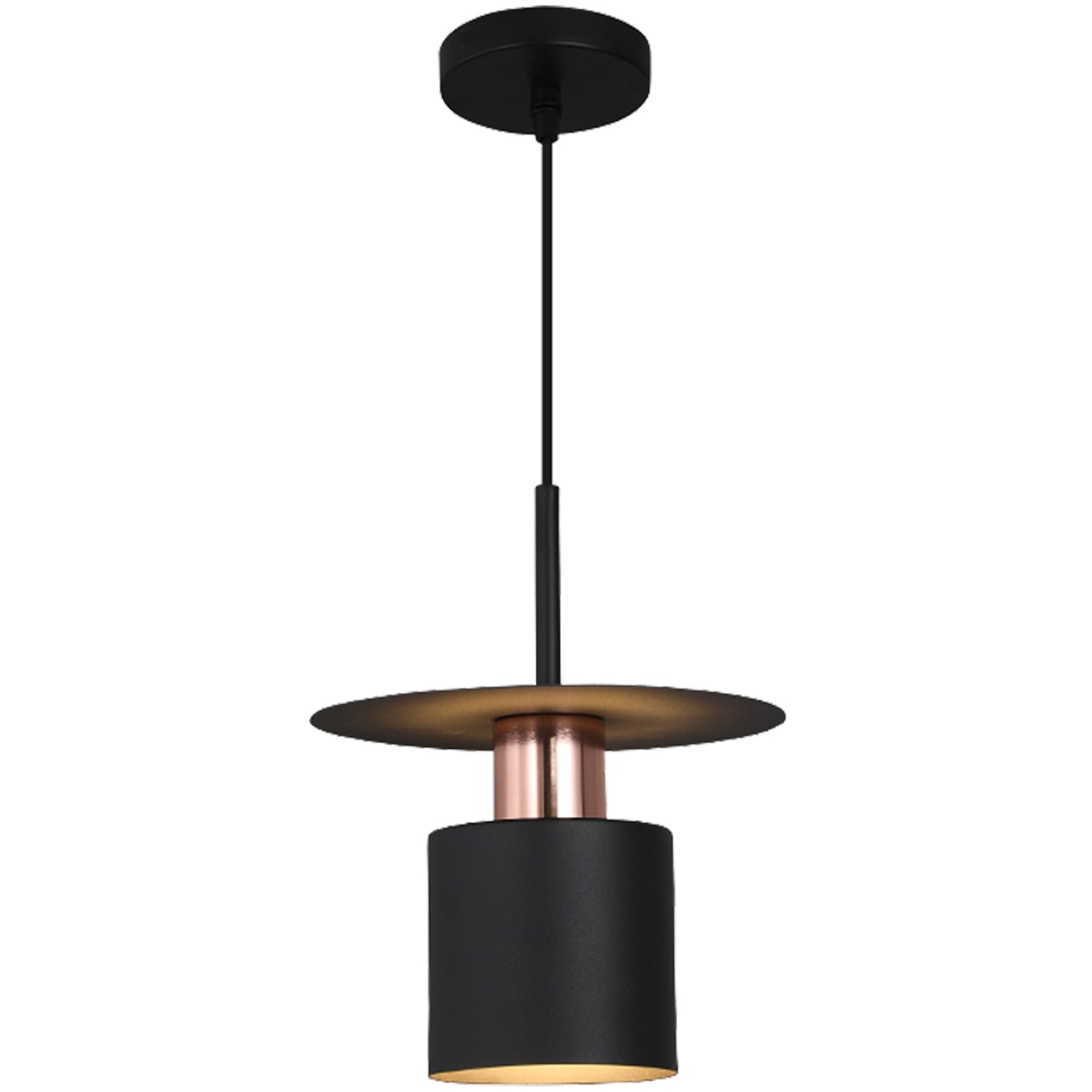 Lampă Suspendată APP1145-1CP Black Rose Gold  4
