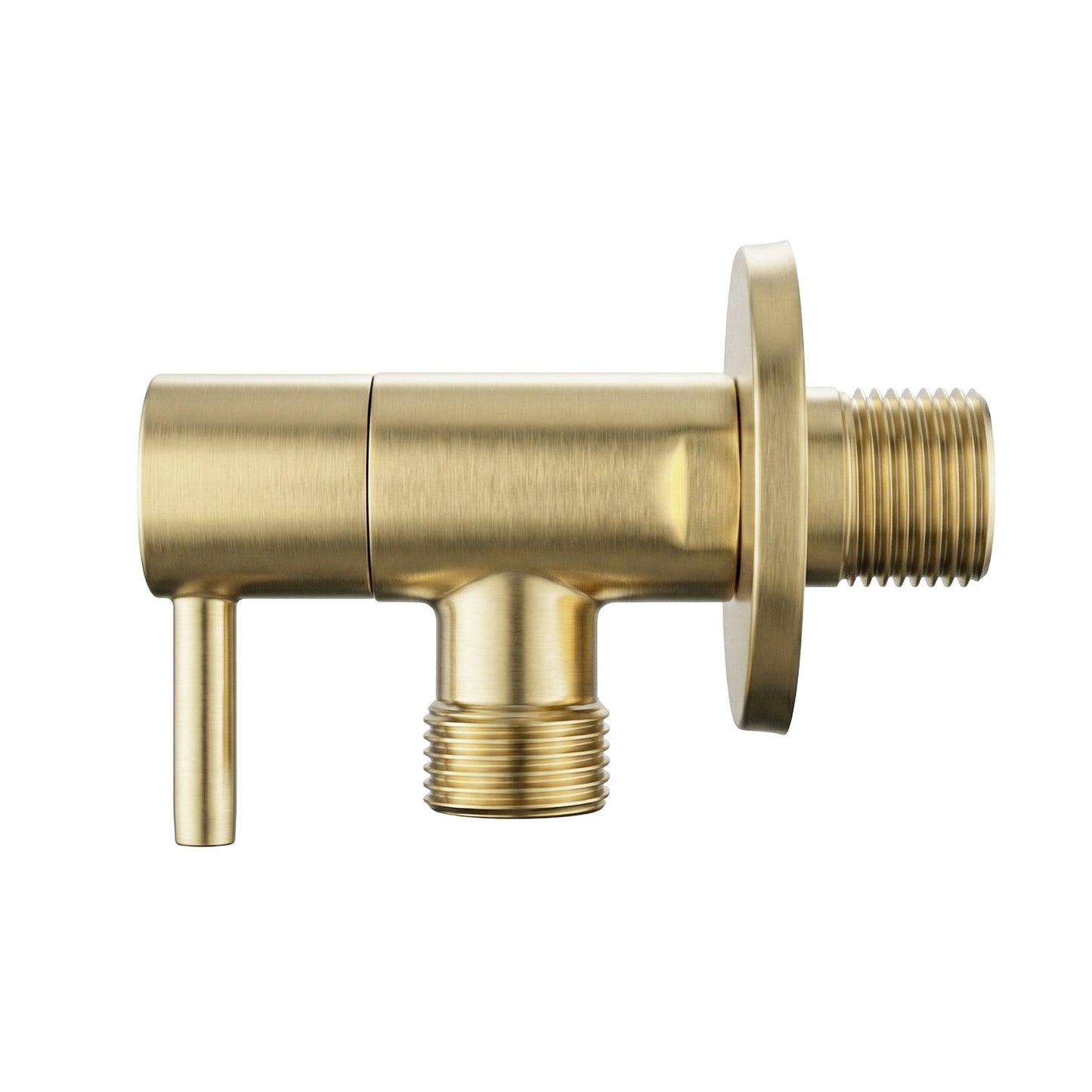 Robinet colțar 1/2" x 3/8" Brush Gold  3