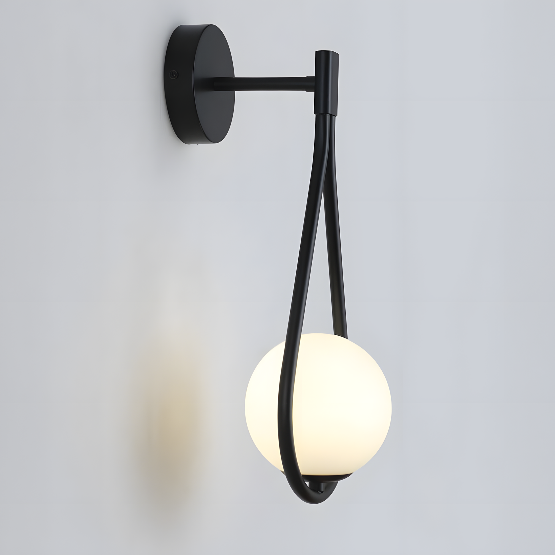 Lampa De Perete G093-1w Black White  3