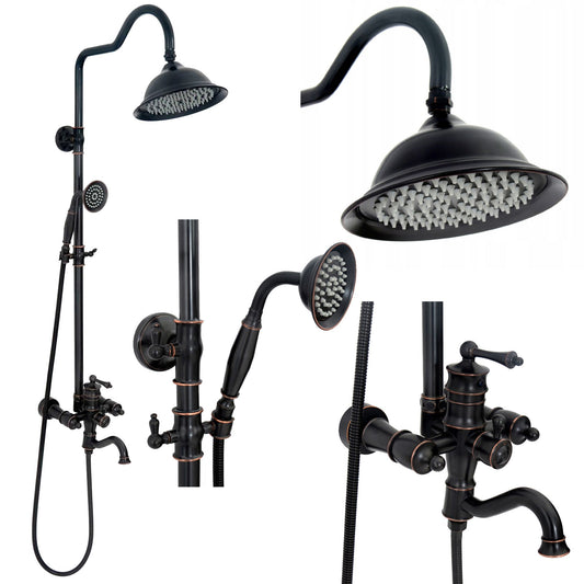Set de dus cu scurgere Rea Vintage negru 1
