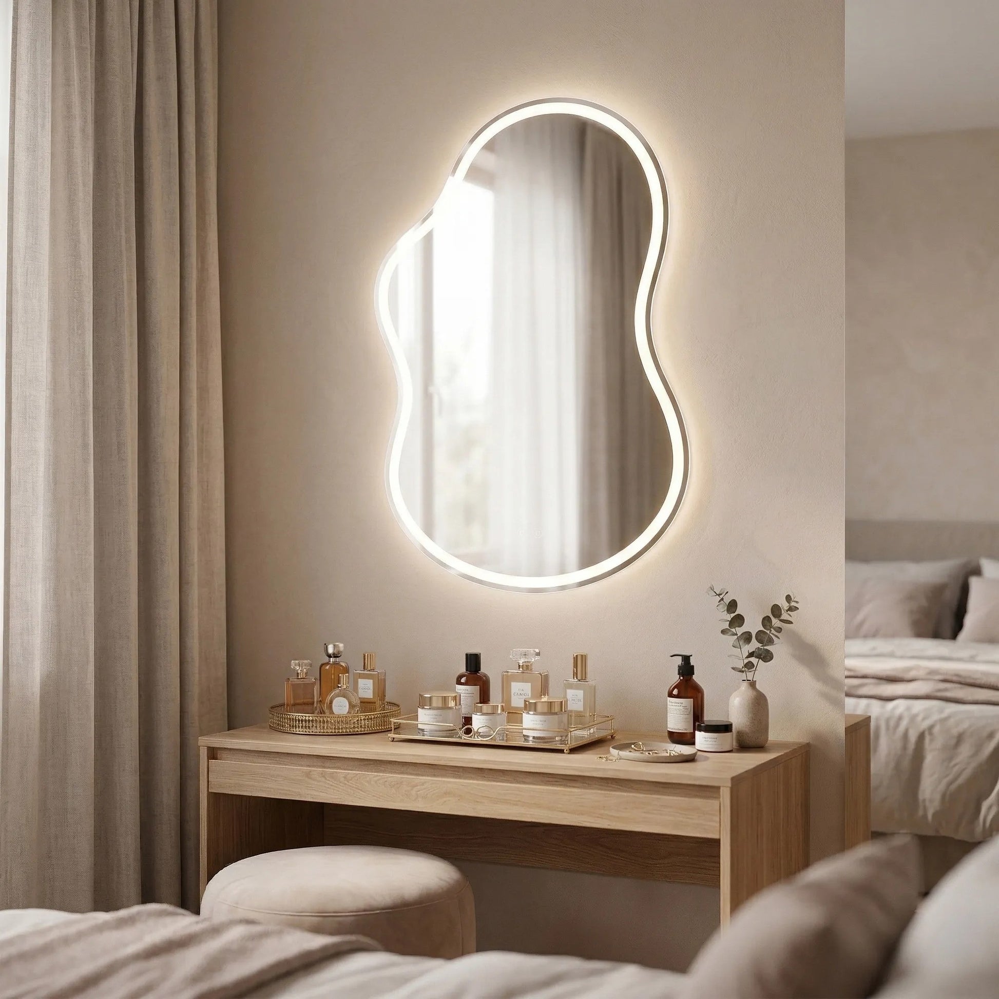 Oglindă LED UNO 80x55 cm  2