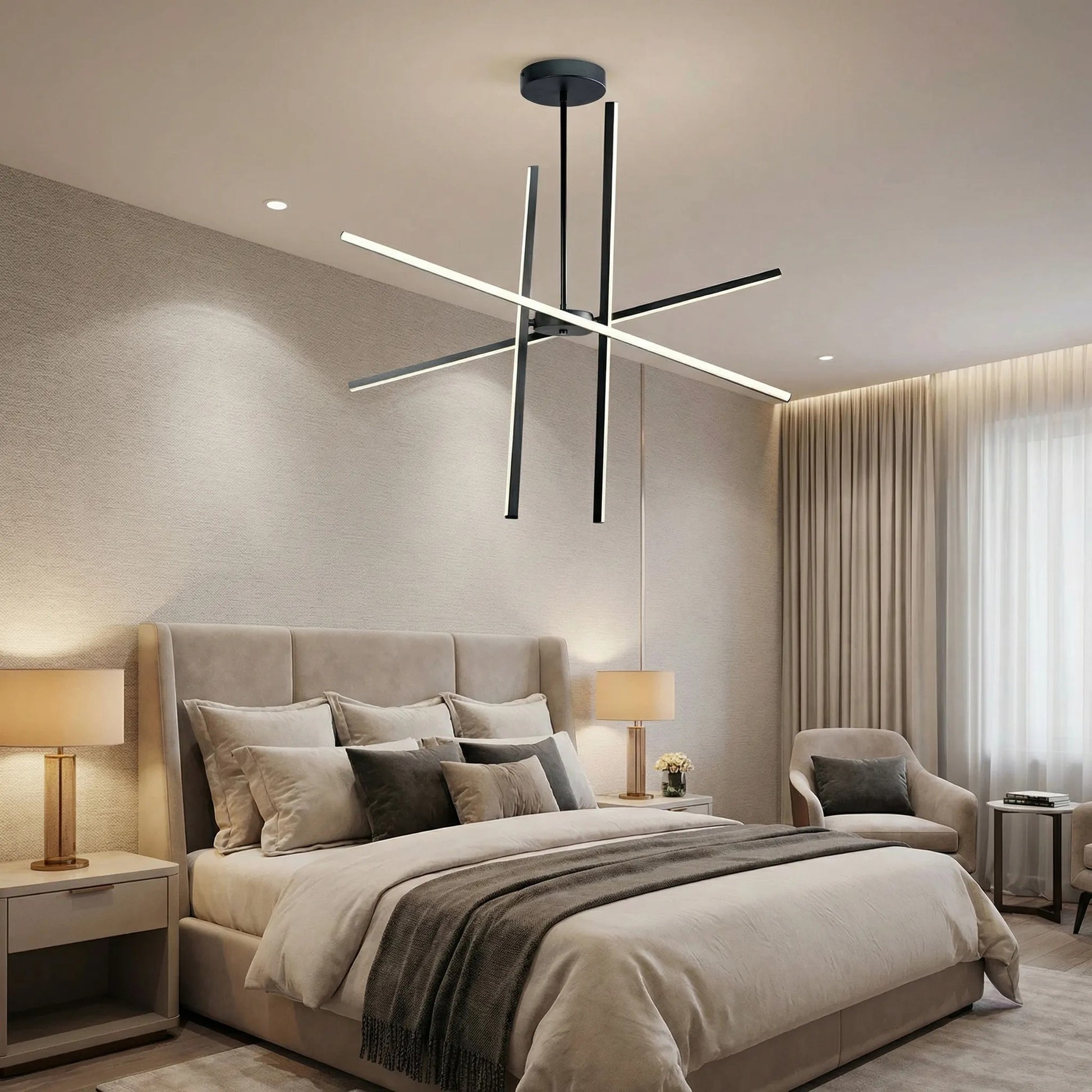 Lampă de tavan LED APP1929-CP Black  2