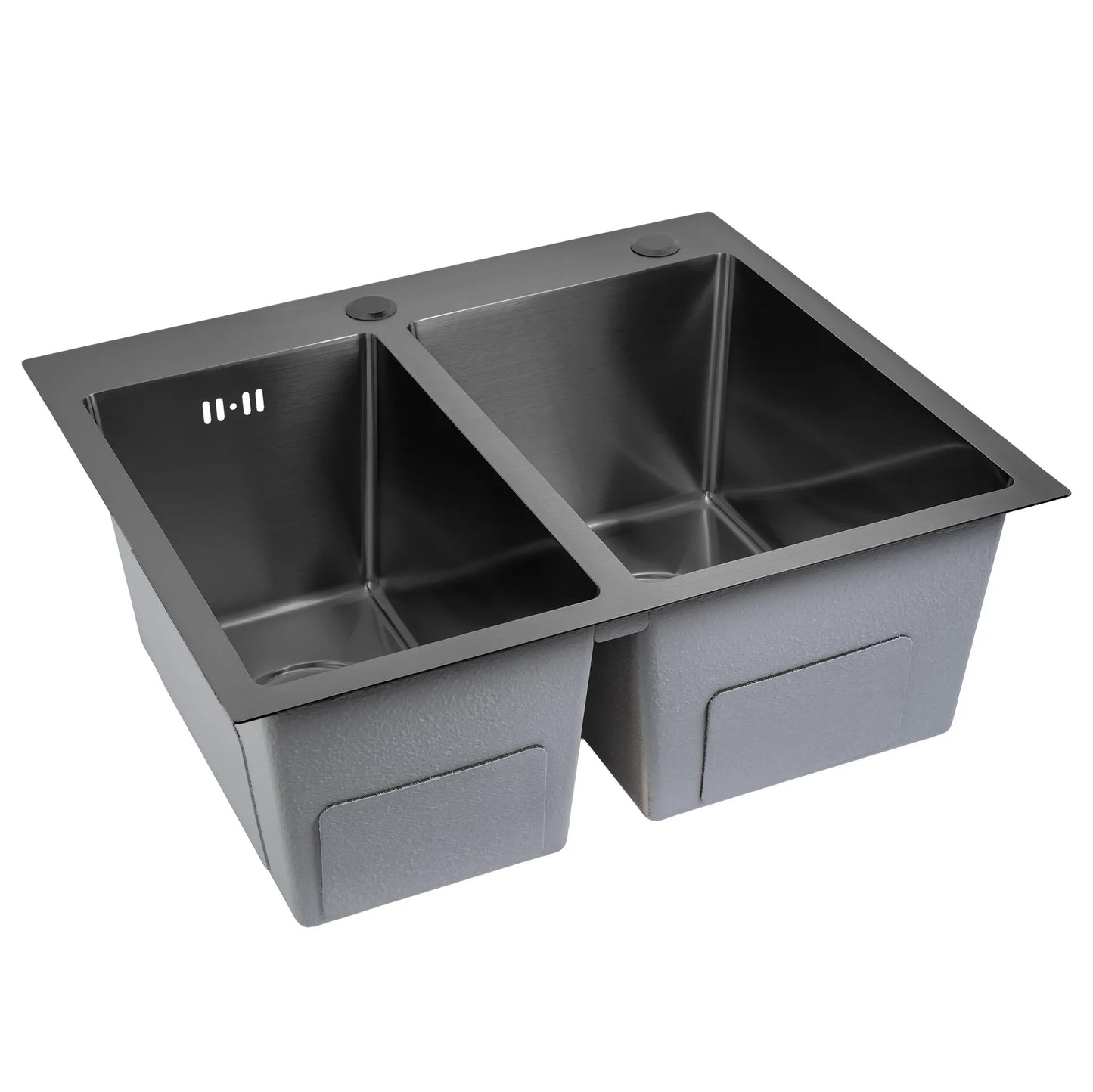 Chiuvetă inox Toby Black fără robinet de bucătărie 2