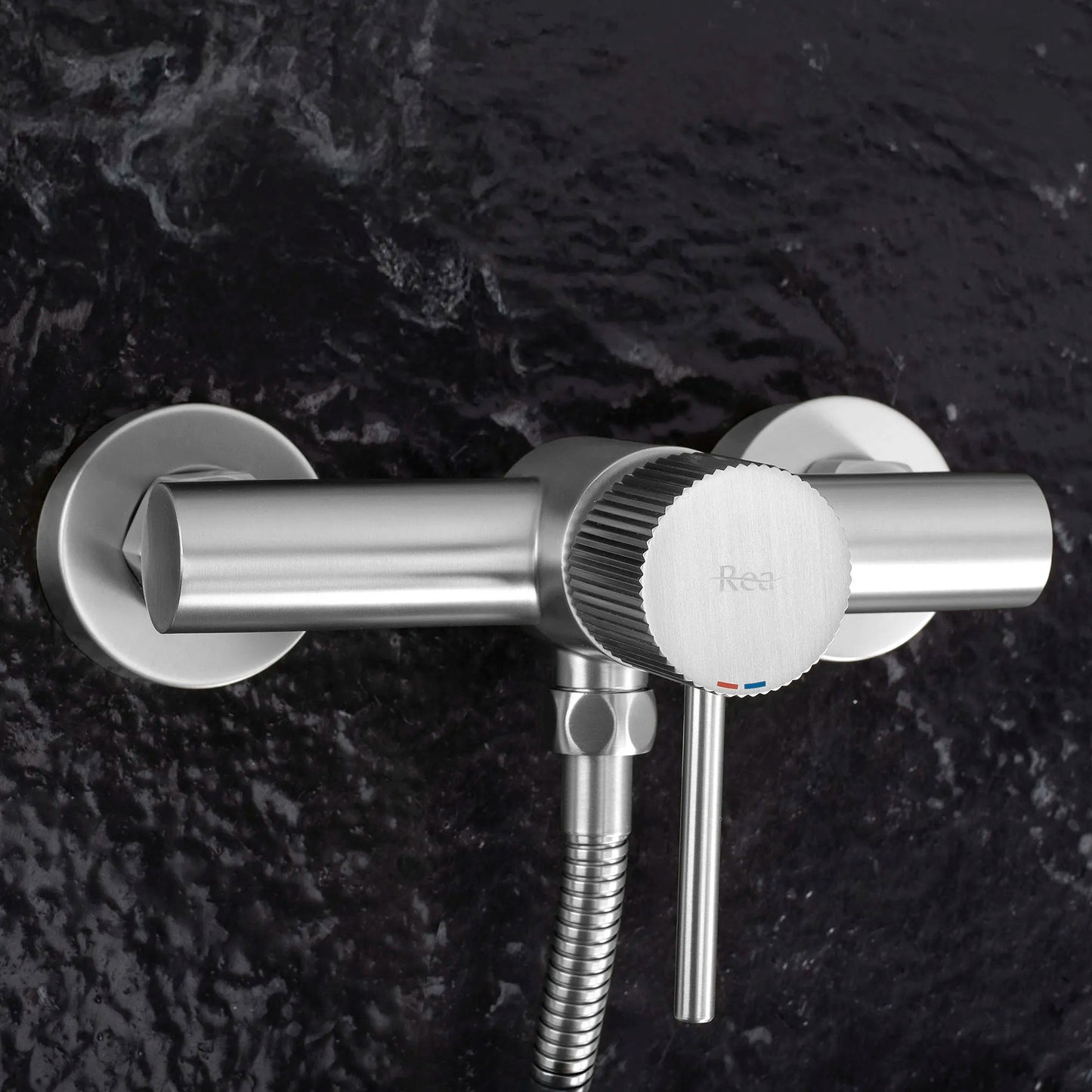 Baterie de duș REA Lungo Stripe BRUSH NICKEL  2