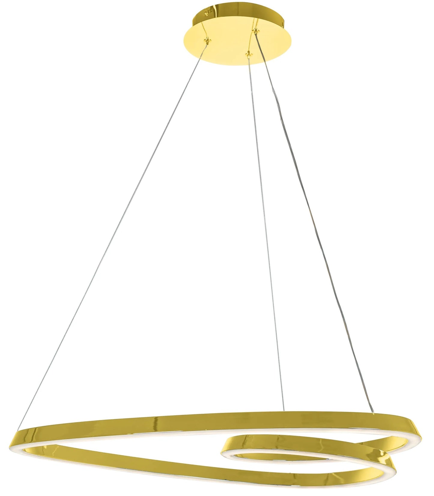 Lampa LED APP7797-cp Gold + Remote Control  2