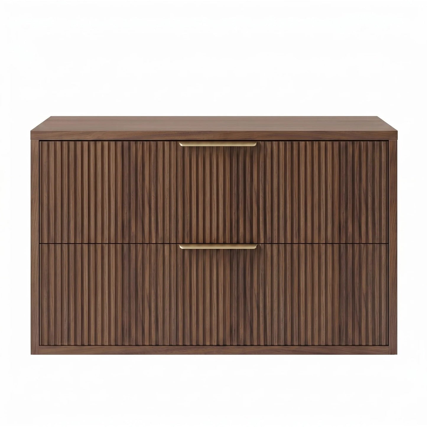 Dulap baie pentru lavoar Rea Mono 80cm Brown  2