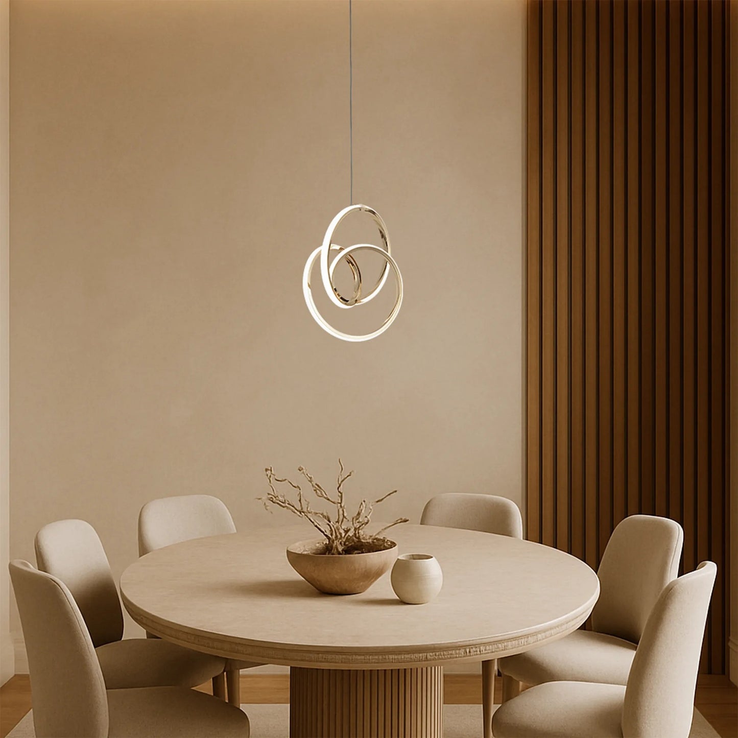 Lampă suspendată LED G076-1CP Gold  2