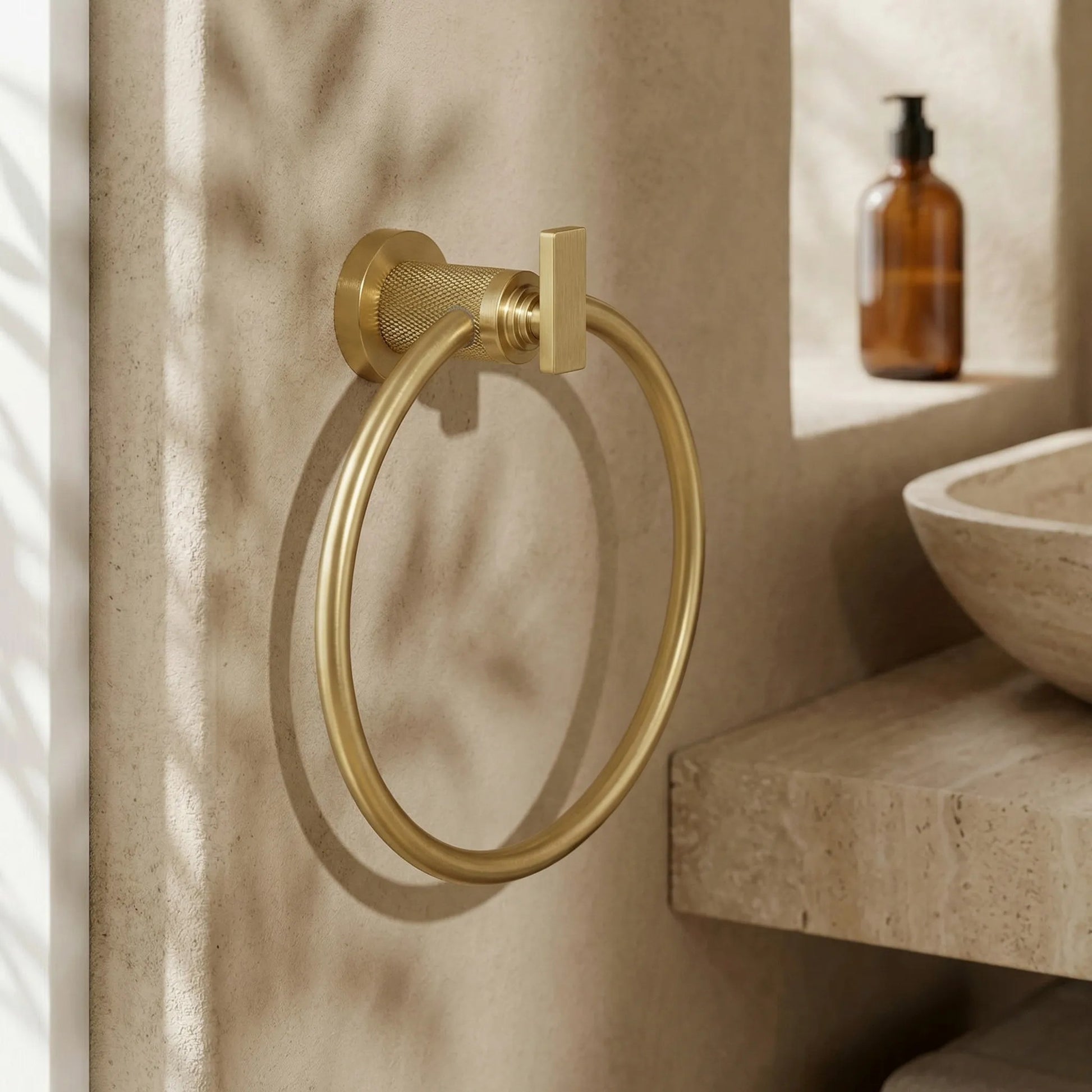 Cuier de baie Ring 81307 Rivo Brush Gold  2