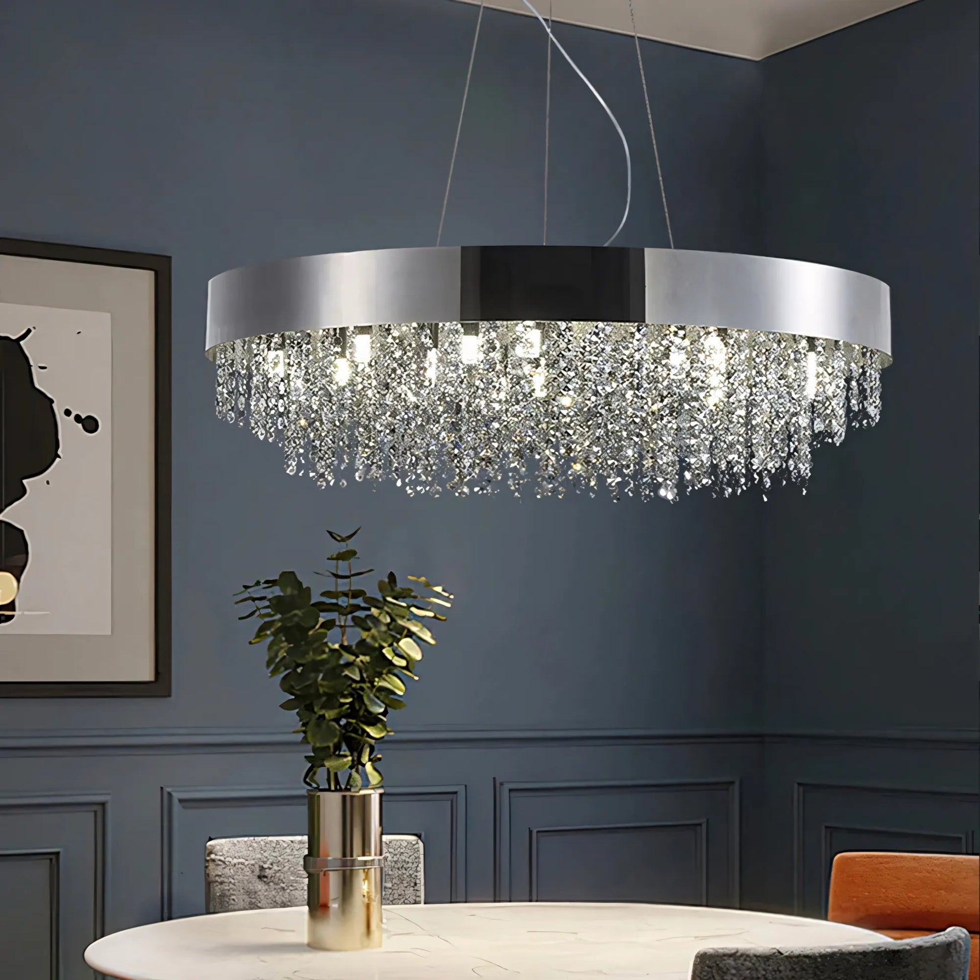 lampă suspendată APP1786-16CP 60 cm Chrome  2